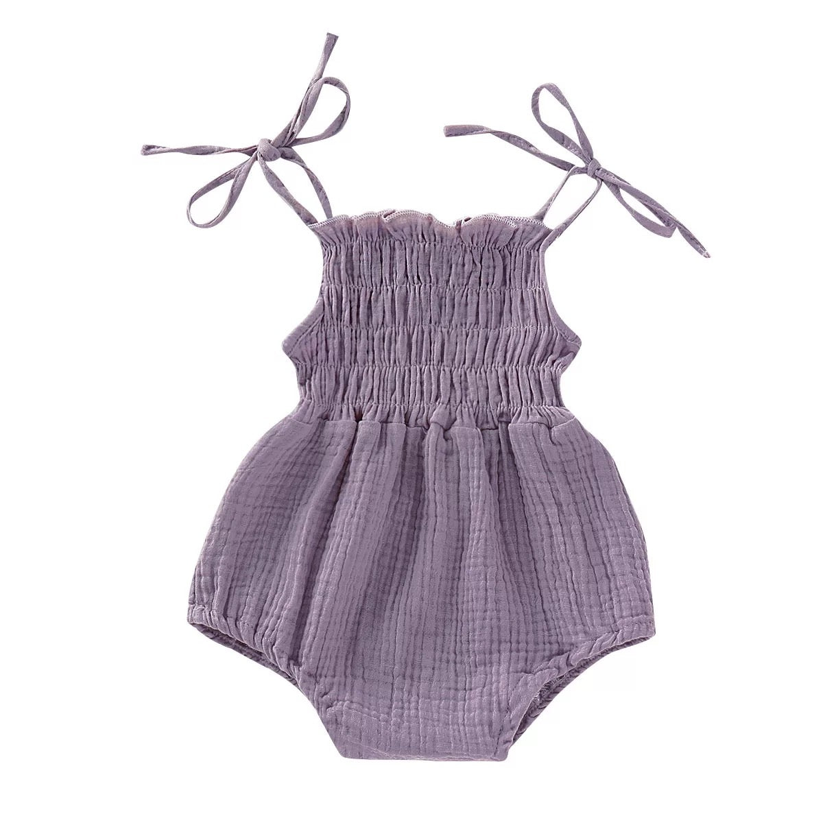 Baby Girl Muslin Romper