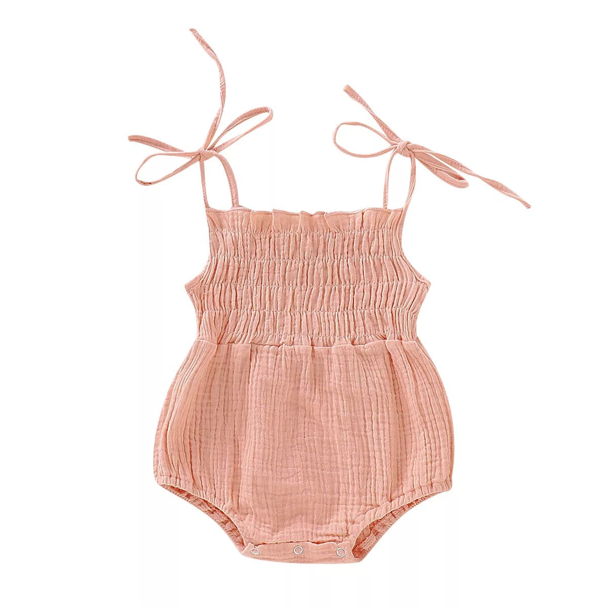 Baby Girl Muslin Romper
